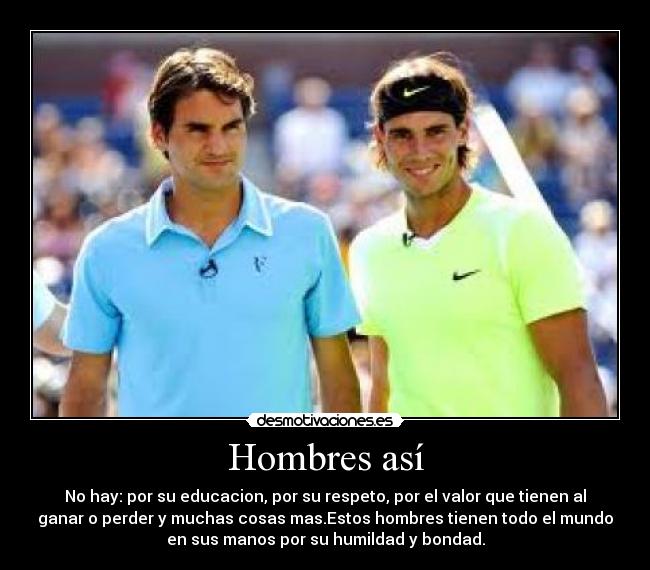 carteles federer rafa nadal dos grandes desmotivaciones