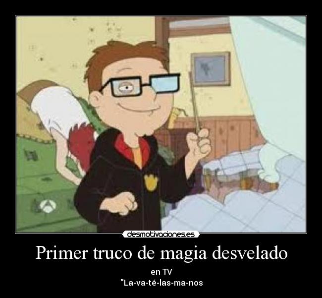 Primer truco de magia desvelado -