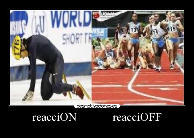 reacciON            reacciOFF - 