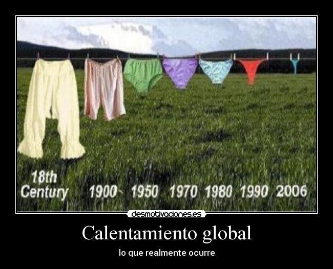 Calentamiento global - lo que realmente ocurre