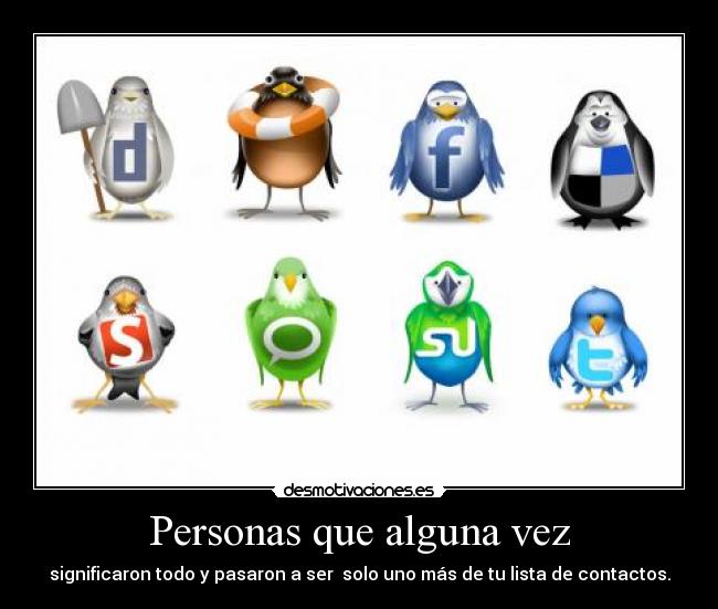 Personas que alguna vez - 