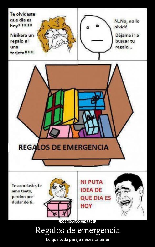 Regalos de emergencia - 