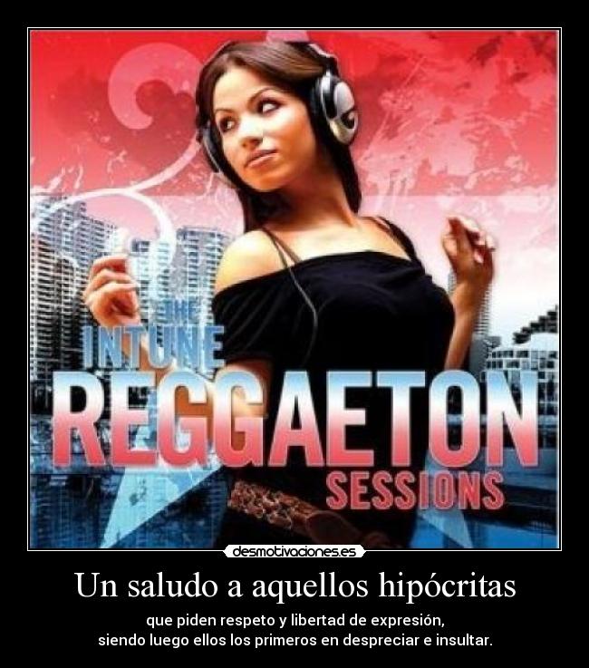 Un saludo a aquellos hipócritas -