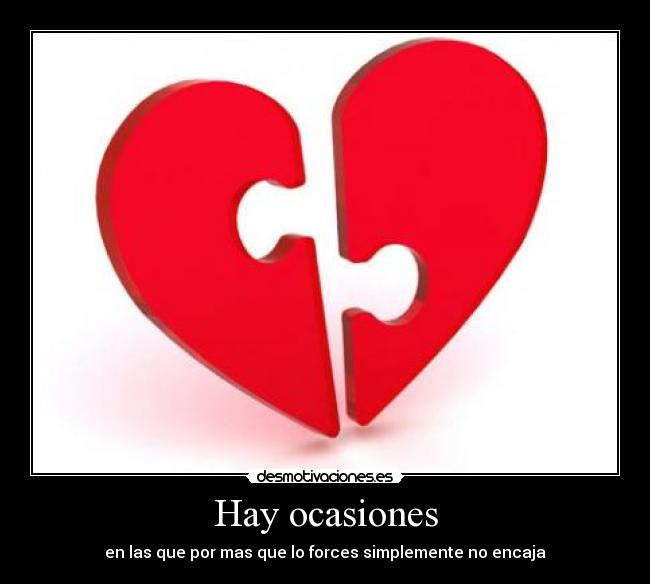 Hay ocasiones -