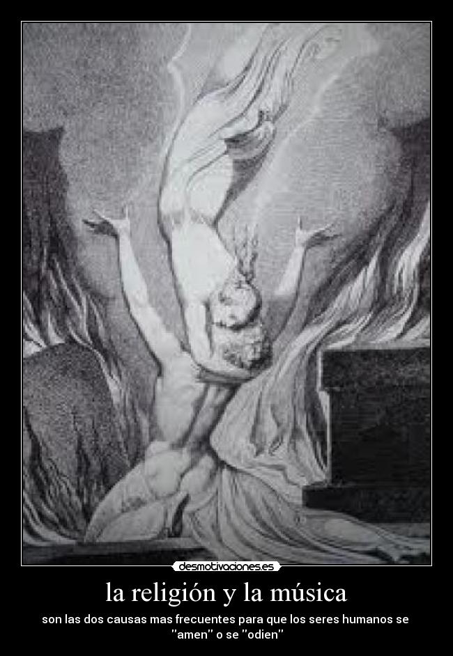 carteles religion musica cierto desmotivaciones