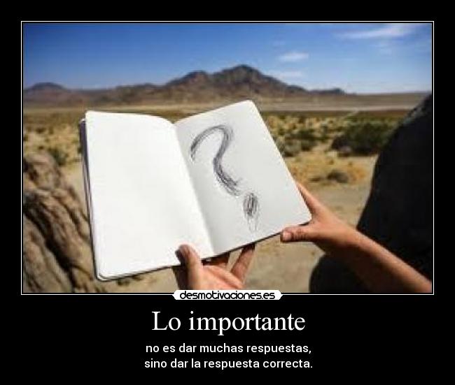 Lo importante - 