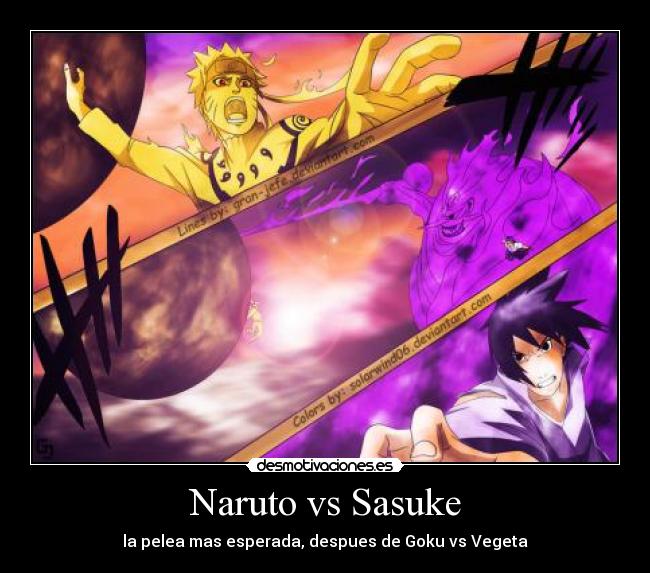 Naruto vs Sasuke - 