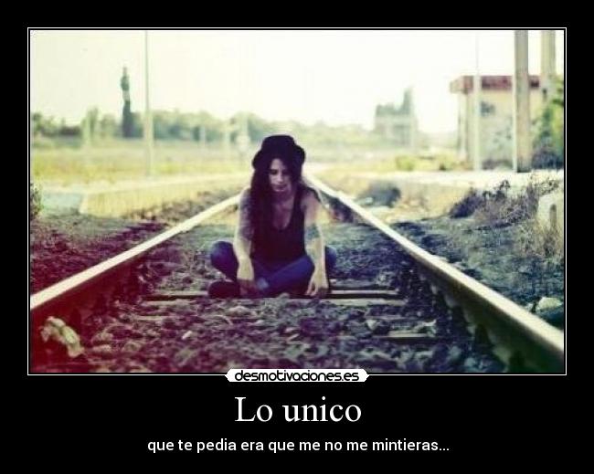 Lo unico -