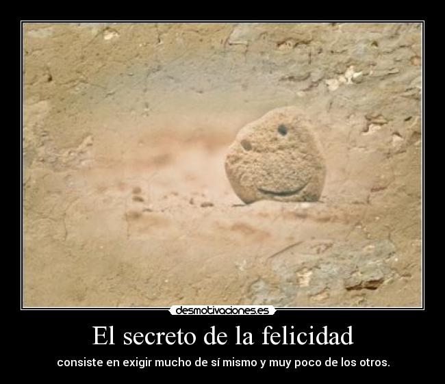 El secreto de la felicidad -