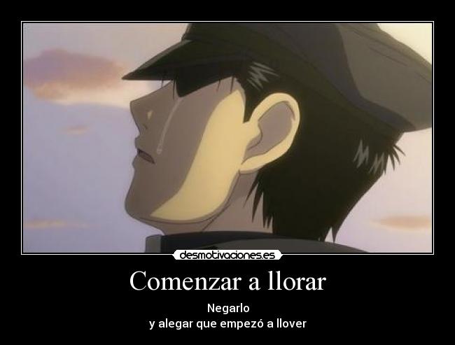Comenzar a llorar -