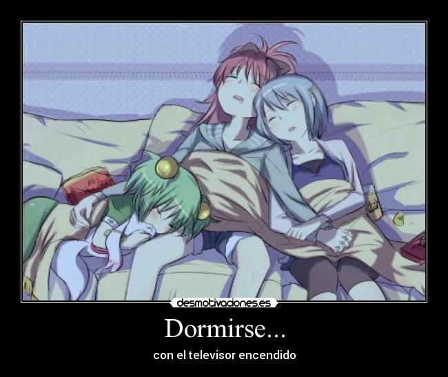 Dormirse... - 