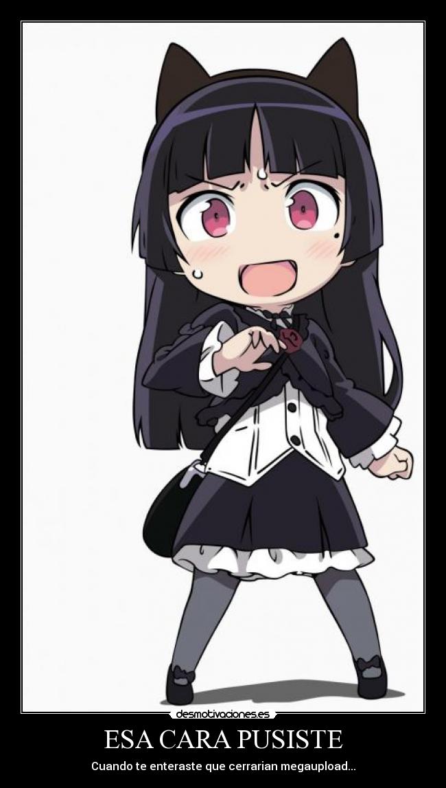 ESA CARA PUSISTE - Cuando te enteraste que cerrarian megaupload...