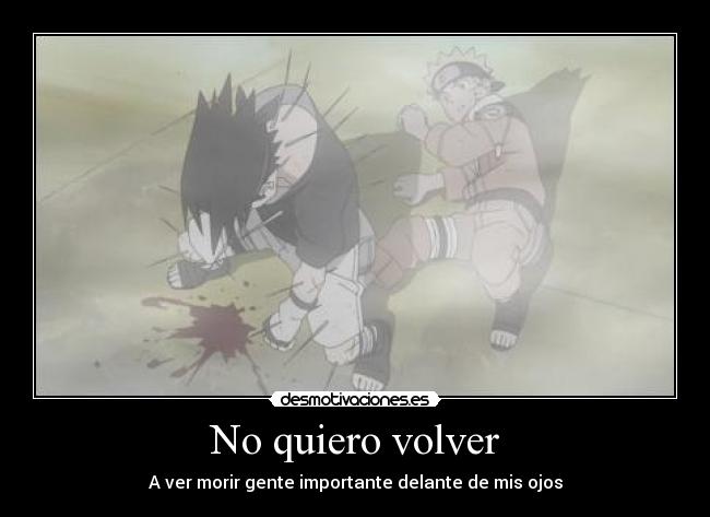 No quiero volver - 