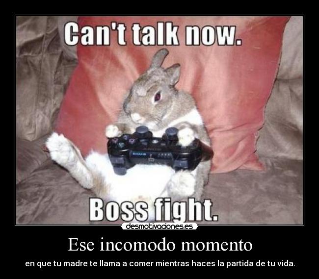 Ese incomodo momento -