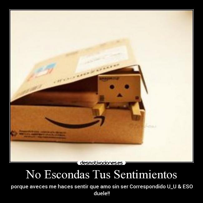 No Escondas Tus Sentimientos - 