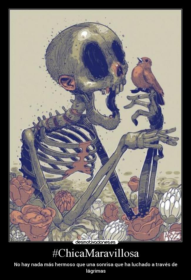 #ChicaMaravillosa - No hay nada más hermoso que una sonrisa que ha luchado a través de lágrimas