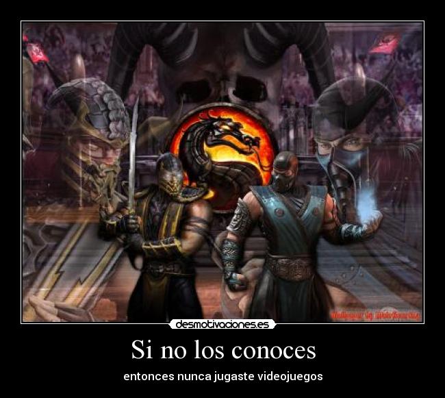 carteles mortal kombat desmotivaciones