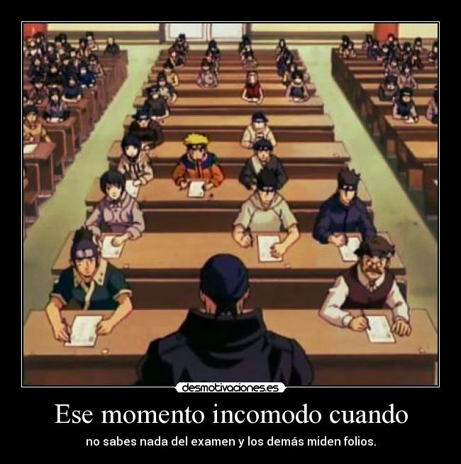 Ese momento incomodo cuando -