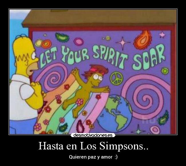 Hasta en Los Simpsons.. -