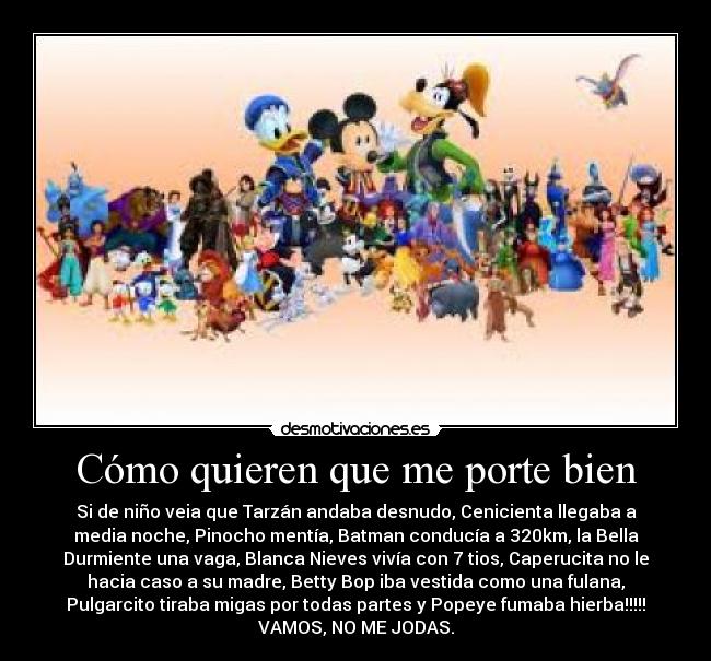 Cómo quieren que me porte bien - 