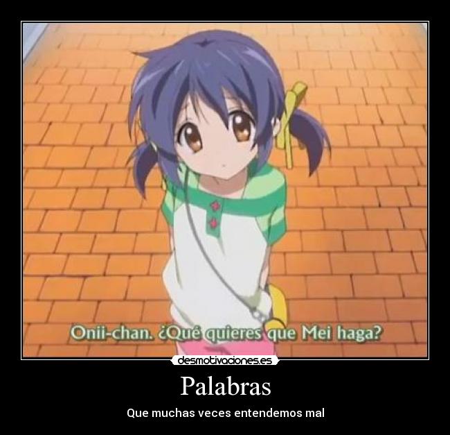 carteles mei clannad anime desmotivaciones