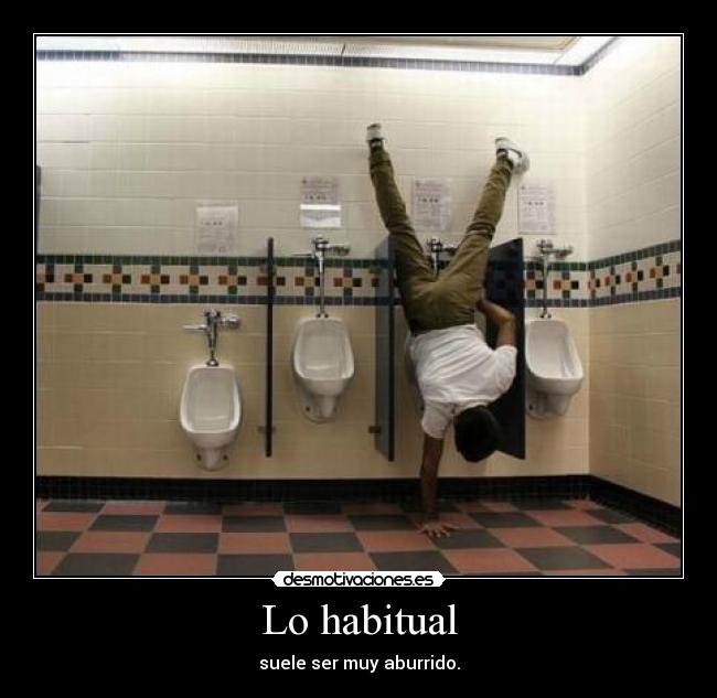 Lo habitual -