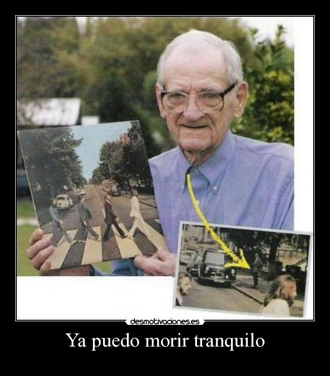 carteles senor fondo abbey road beatles desmotivaciones