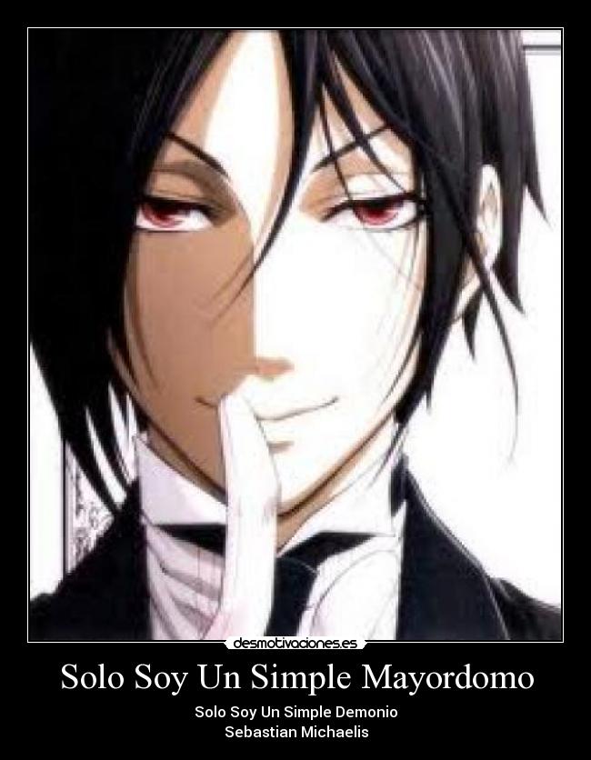 carteles sebastian michaelis yana toboso anime kuroshitsuji shonen desmotivaciones