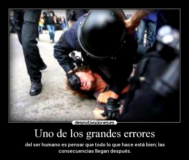 Uno de los grandes errores - 