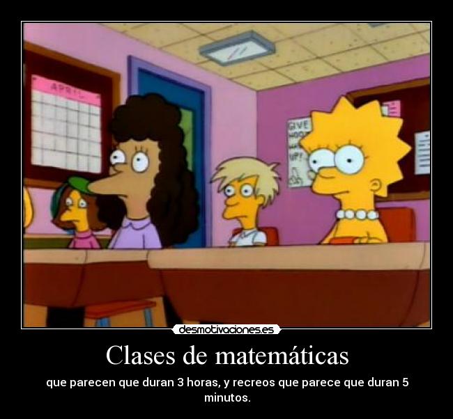 Clases de matemáticas - 
