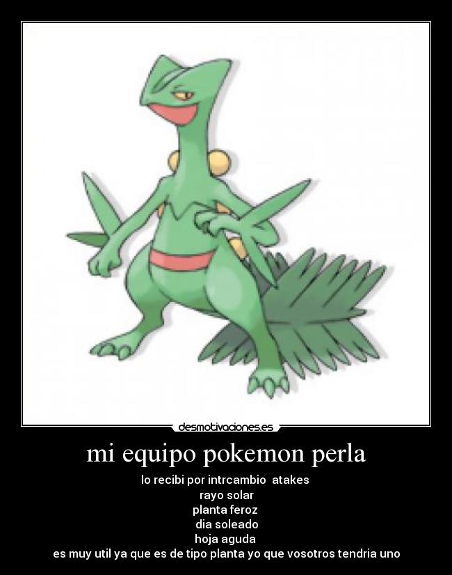mi equipo pokemon perla -