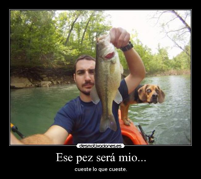 Ese pez será mio... - cueste lo que cueste.