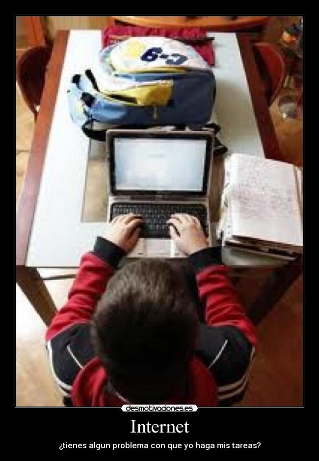 carteles internet internet las tareas combinan desmotivaciones