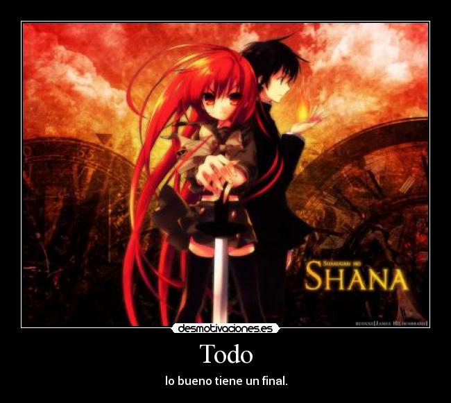 Todo - lo bueno tiene un final.