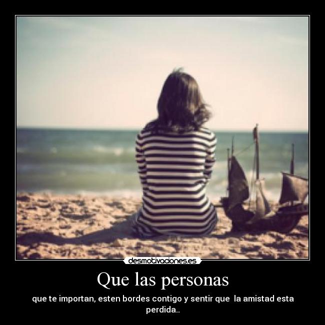 Que las personas - 