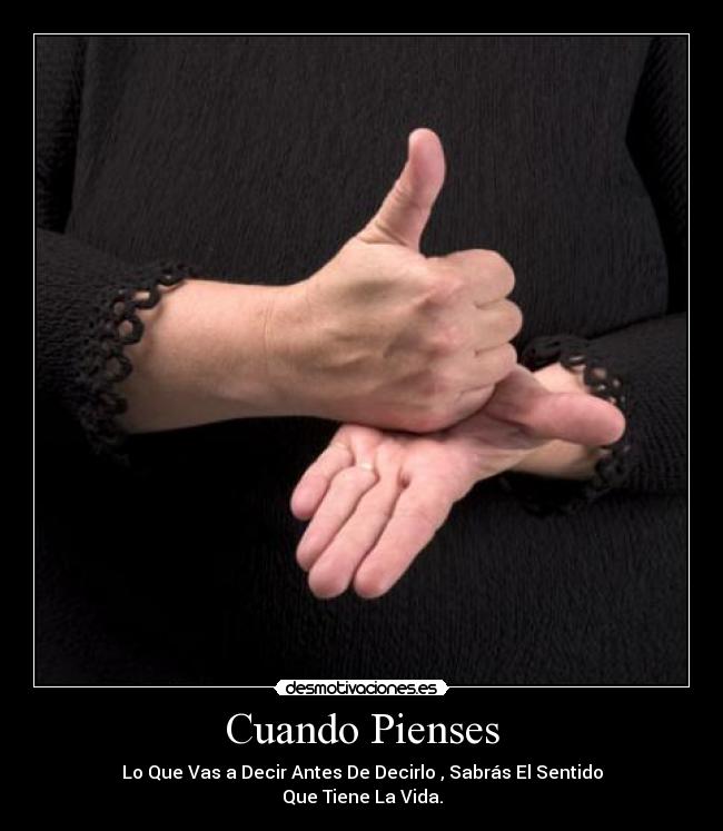 Cuando Pienses -