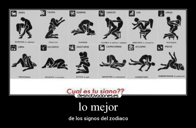 lo mejor - de los signos del zodiaco