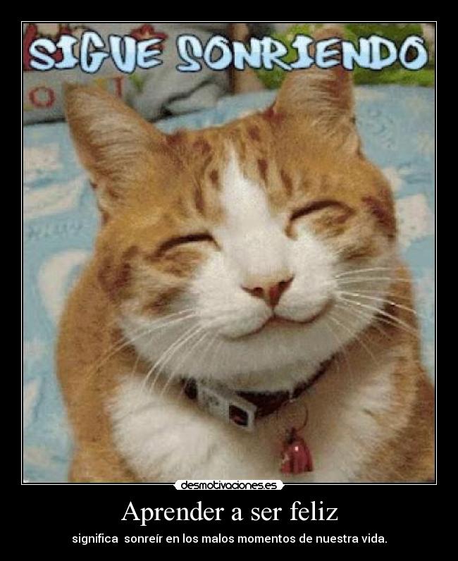 Aprender a ser feliz -