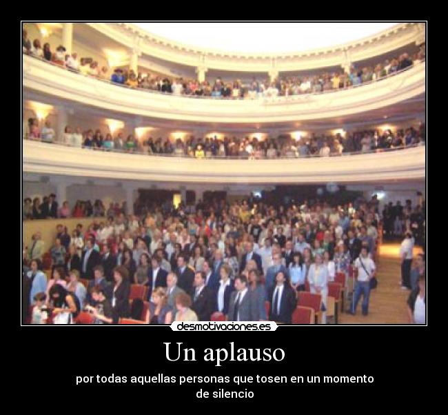 Un aplauso -
