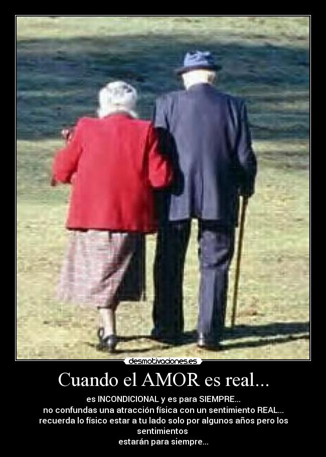 Cuando el AMOR es real... -