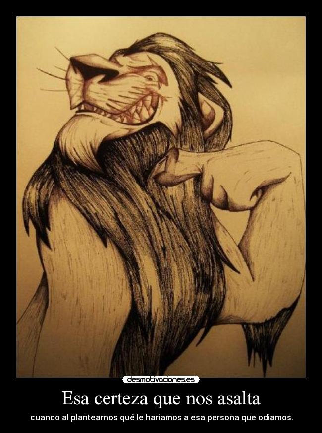 Esa certeza que nos asalta -