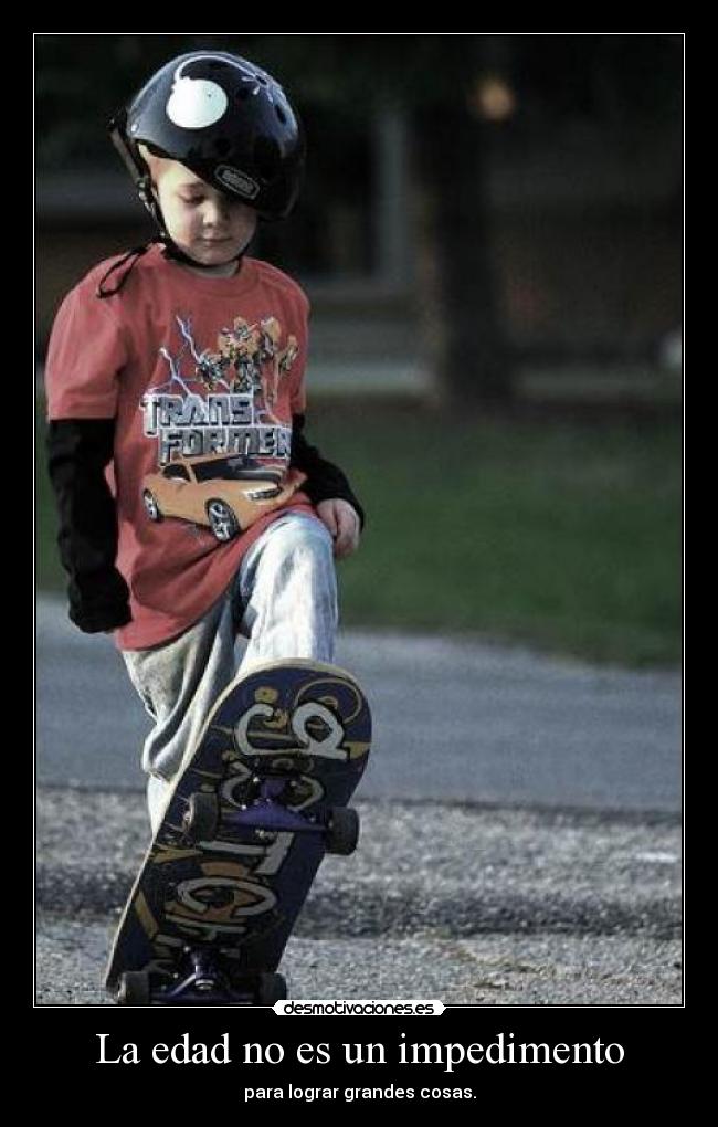 carteles nino skate desmotivaciones