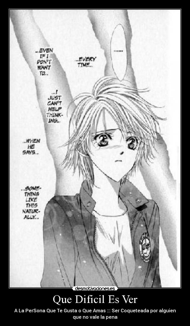Que Dificil Es Ver -