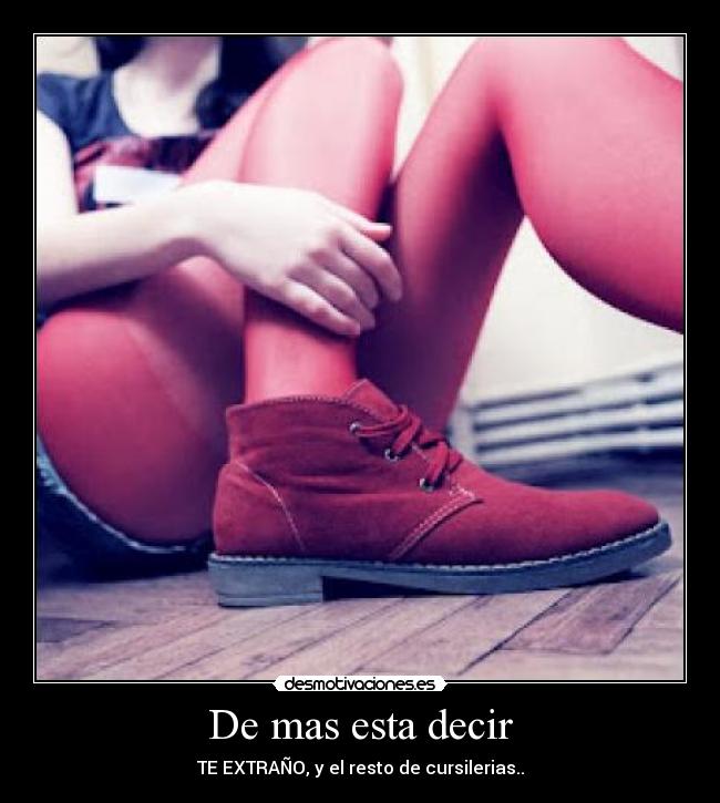 De mas esta decir - 