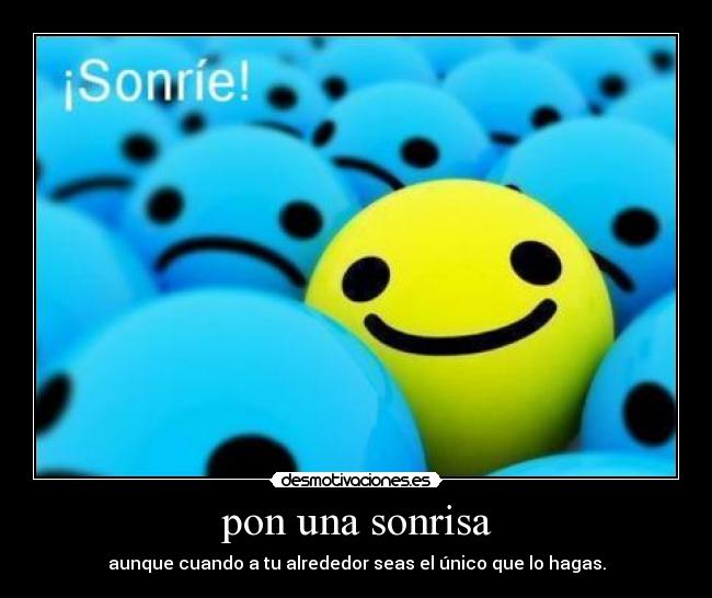 pon una sonrisa - 