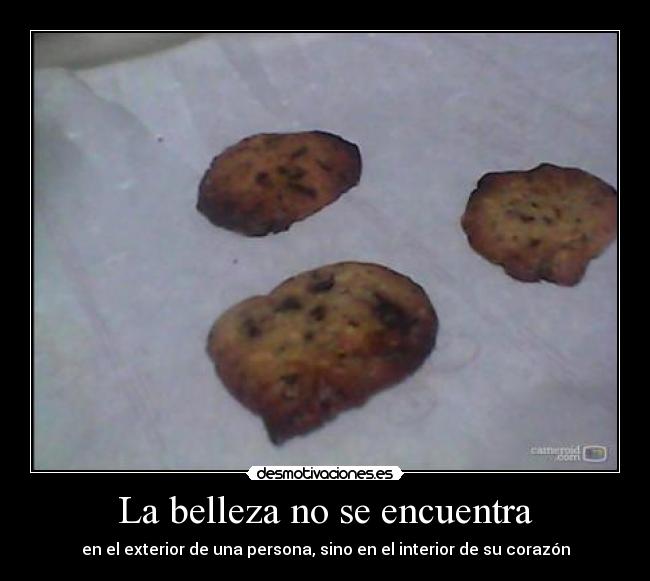 La belleza no se encuentra -