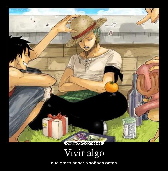 carteles one piece luffy zoro usopp chopper desmotivaciones