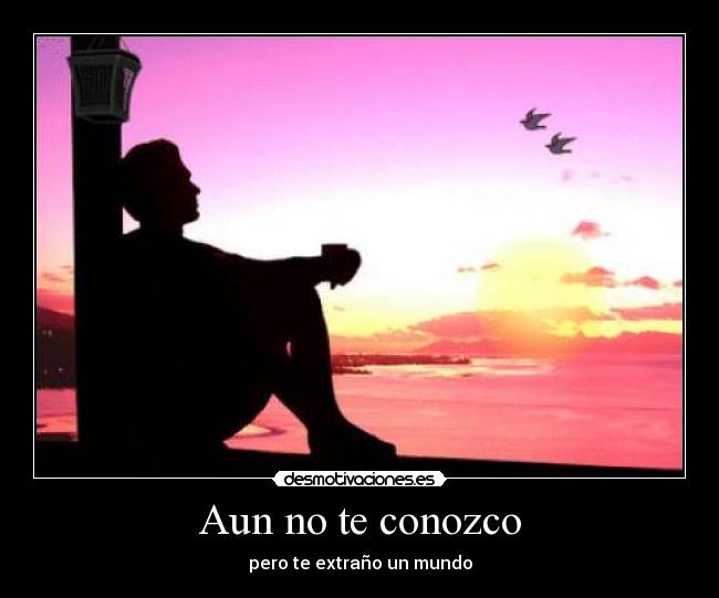 Aun no te conozco -