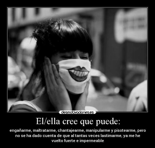 El/ella cree que puede: - 