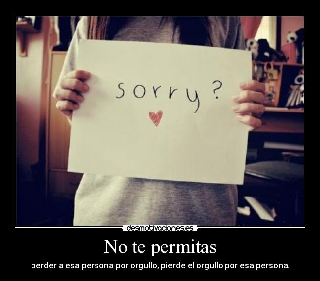 No te permitas - 